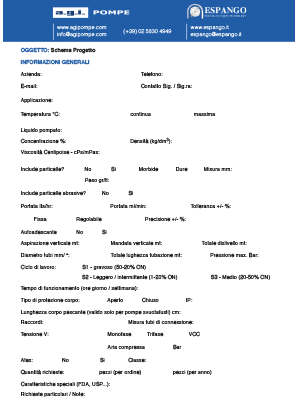 Espango - Schema progetto - Inquiry project