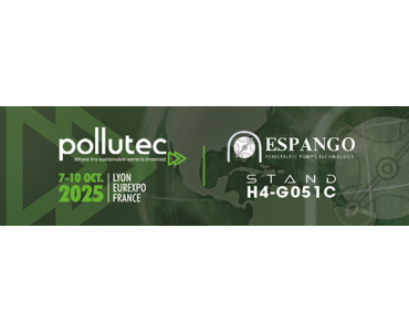 Espango a Pollutec 2025: Pompe per acqua, rifiuti, aromi e laboratorio