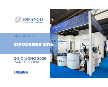 Expoquimia 2026 - Pompe dosatrici e peristaltiche Espango