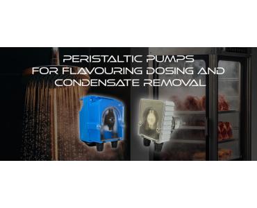 Bombas peristálticas Espango para aromas, desinfectantes y eliminación de condensación
